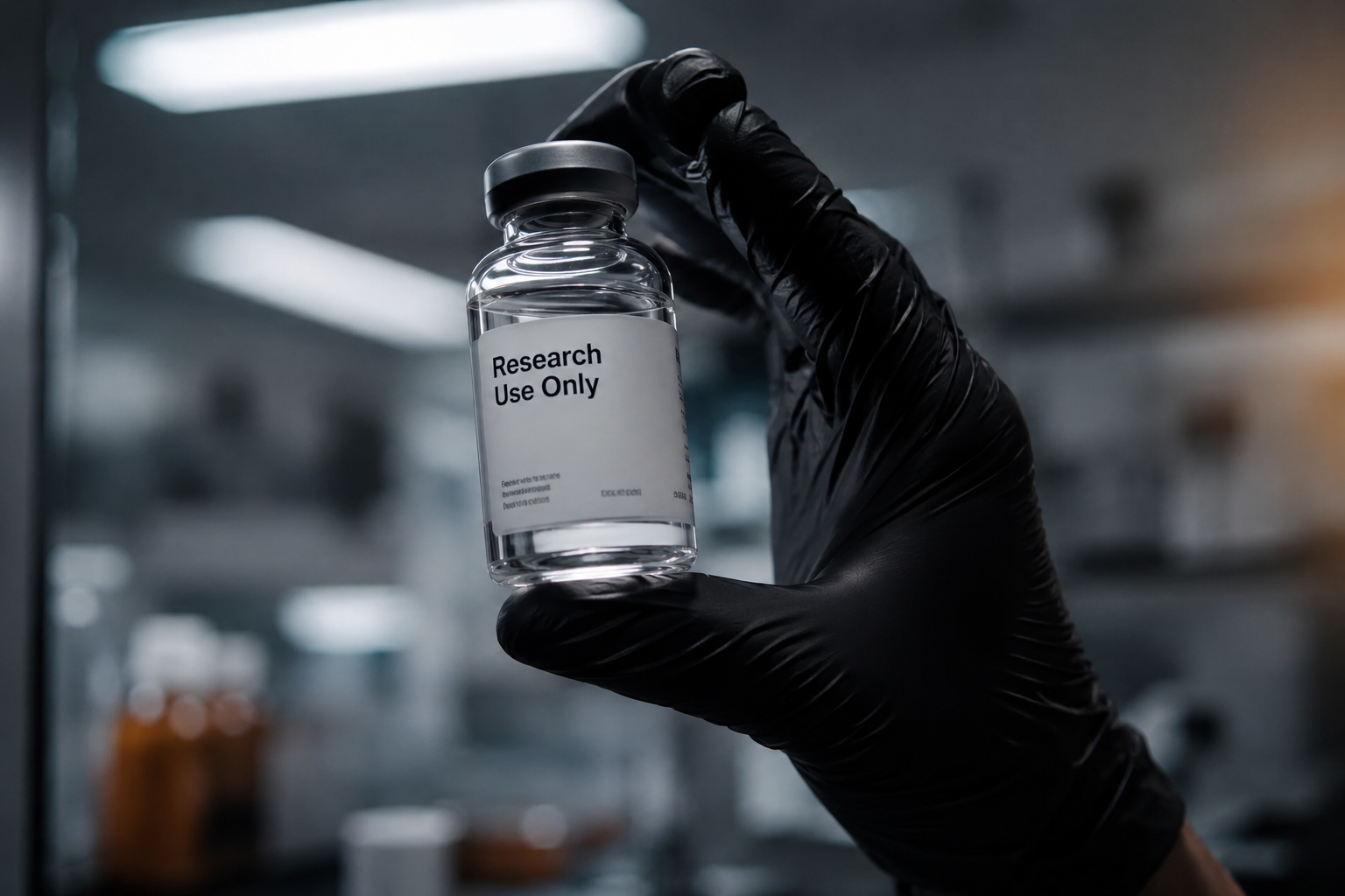 Biomaxx research laboratory — vial inspection