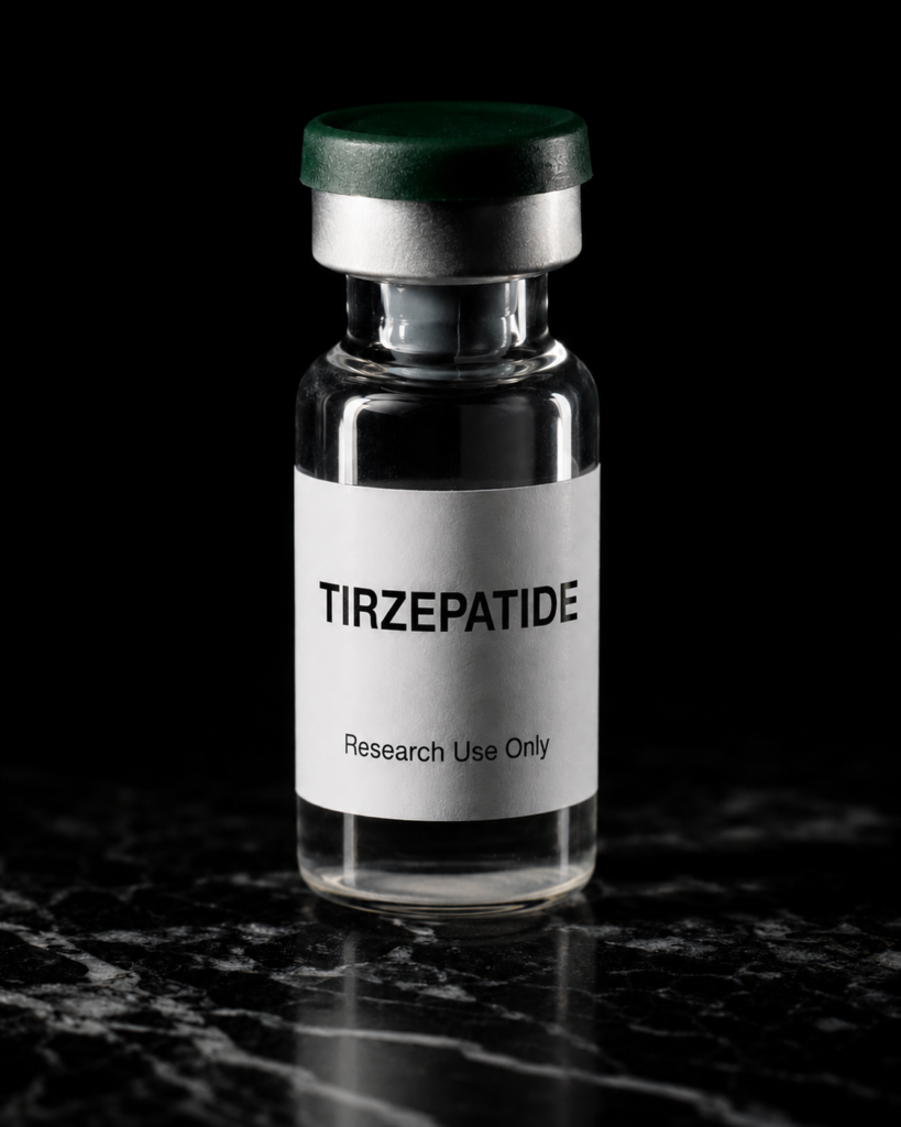 Tirzepatide 30mg 99.8% purity research vial, GLP-1/Glucagon